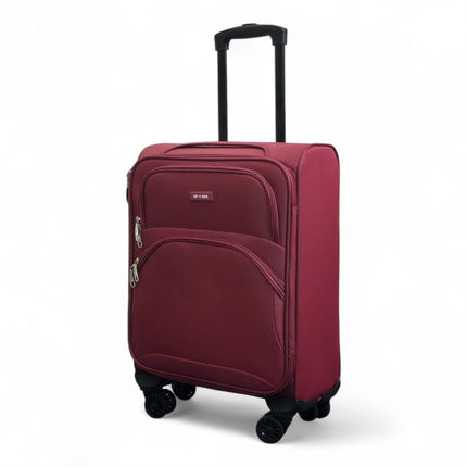 Soft Shell Cabin  48 x 37 x 20 cm Secure Travel Luggage Suitcase Suitable for Easyjet, Ryanair