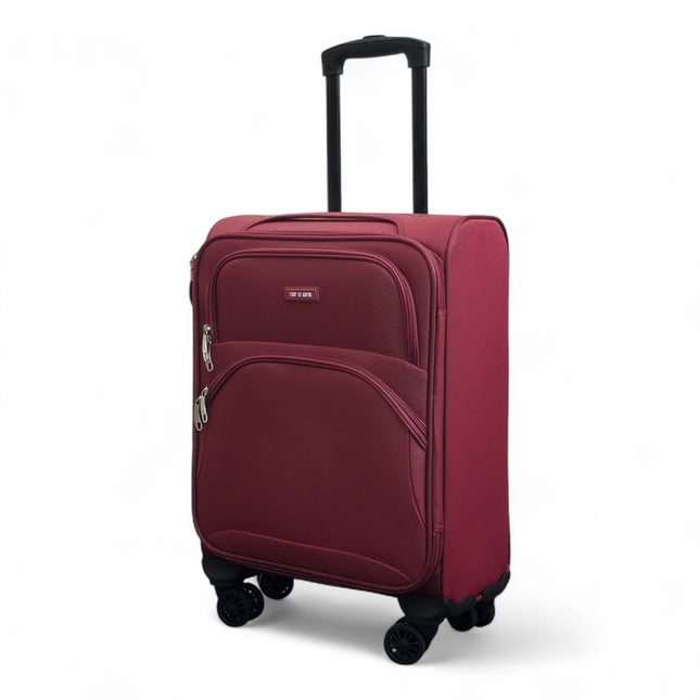 Soft Shell Cabin  48 x 37 x 20 cm Secure Travel Luggage Suitcase Suitable for Easyjet, Ryanair