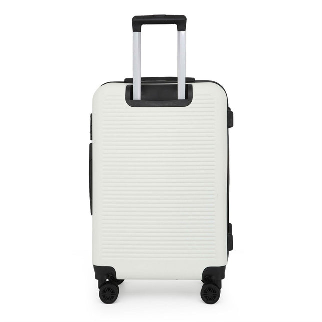 Hard Shell Classic Dual 4 Wheel Luggage Suitcase Set