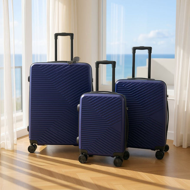 Hardshell Suitcase Set Robust 8 Wheel Cabin Luggage Case Bag