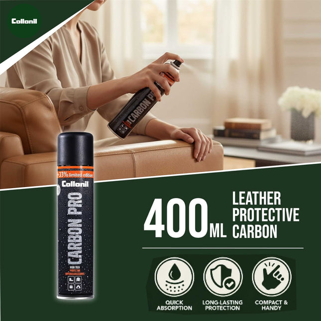 Collonil Carbon Pro 400 ml High-Performance Waterproof & Dirt Protection Spray