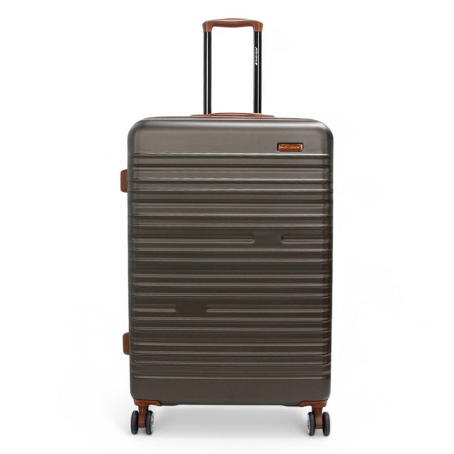 Expandable Hard Shell ABS Suitcase Set 8 Wheel Robust Travel Case Holiday Luggage