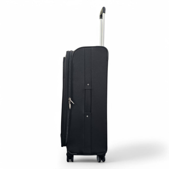 Expandable Soft Shell 8 Wheels Luggage Travel Cabin Suitcase Set
