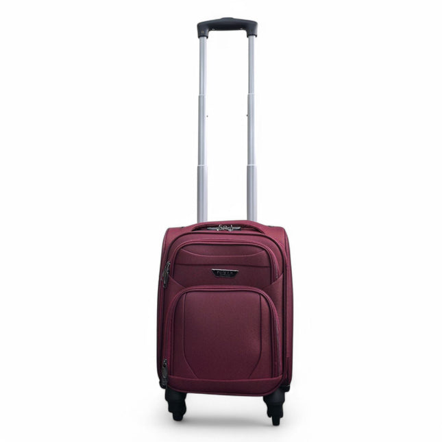 Soft Shell Lightweight Nylon Suitcase Set 4 Wheel Travel Case Holiday Bags