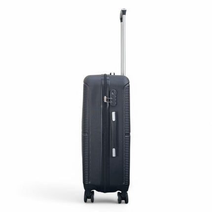Robust ABS Hard Shell 8 Wheels Luggage Travel Holiday Cabin Suitcase Set