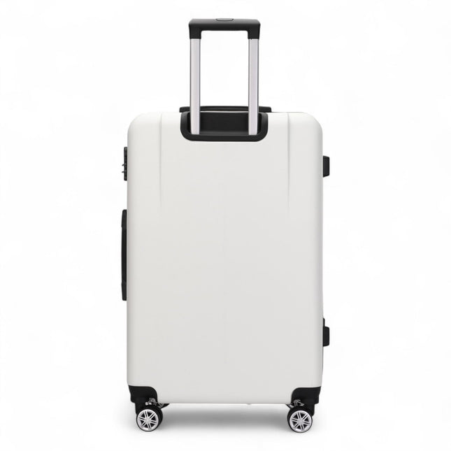 Hard Shell Modern Dual 4 Wheel Luggage Suitcase Set