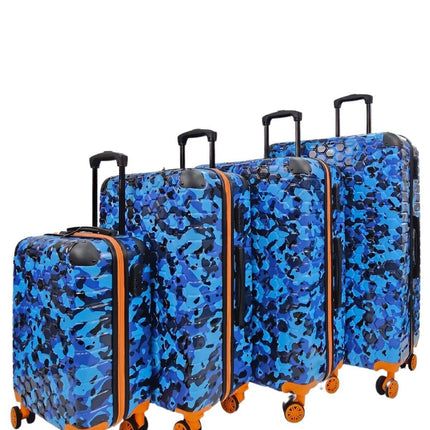 Hardshell Camo Robust ABS Suitcase Set