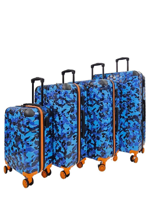 Hardshell Camo Robust ABS Suitcase Set