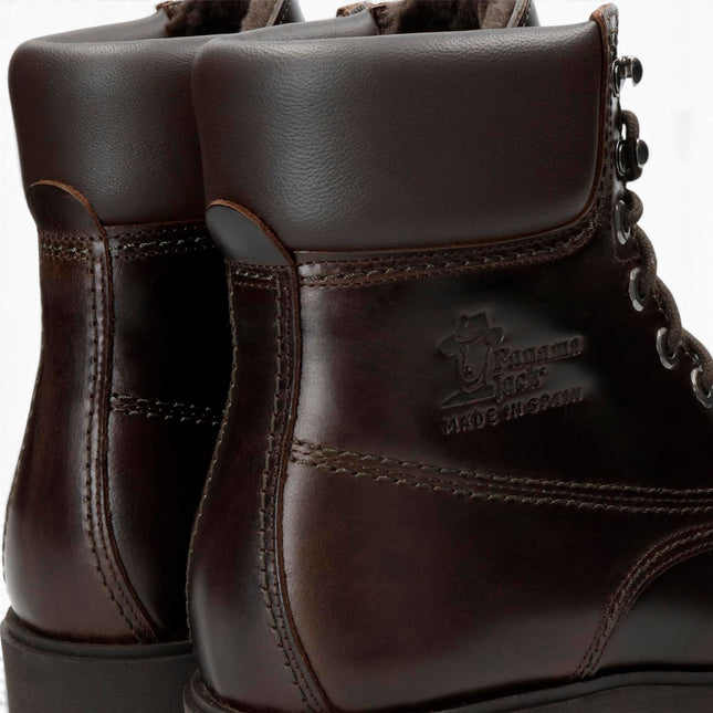 Panama Jack Men's Brown Leather Lace-Up Ankle Boots - PJ03-IGLOO-C45