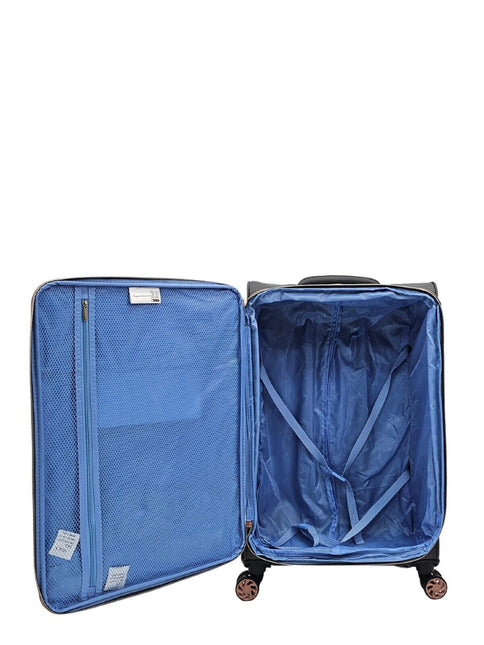 Cabin 4 Wheel Luggage Travel Soft Lightweight Bags