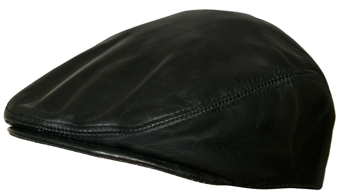 Mens  Flat Hat Leather Peaky Blinders Beret Newsboy Gatsby Golf Cabbie Cap