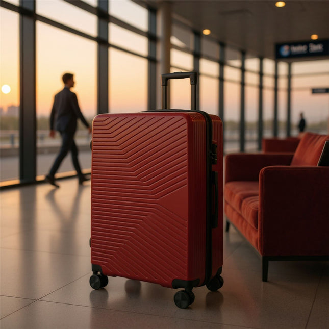 Hardshell Suitcase Set Robust 8 Wheel Cabin Luggage Case Bag