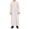 Boy's Kids Beige Thobe Emirati Jubba Islamic Clothing Kaftan Eid String Tassel
