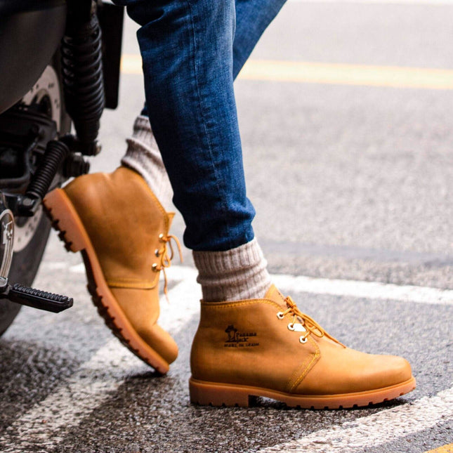 Panama Jack C1 Mens Tan Waterproof Havana Joe Lace Up Chukka Ankle Boots