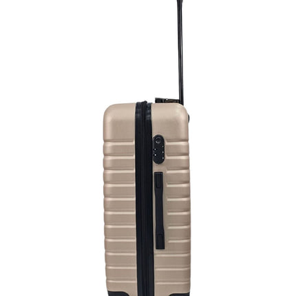 Lightweight Gold Hard Shell ABS Suitcase Luggage Set