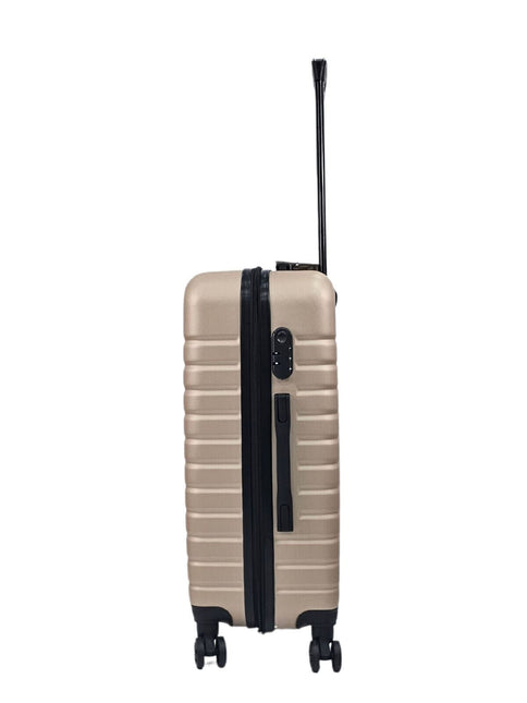 Lightweight Gold Hard Shell ABS Suitcase Luggage Set
