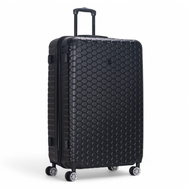 Hard Shell ABS 8 Wheel Luggage Travel Cabin Holiday Bags Suitcase Set