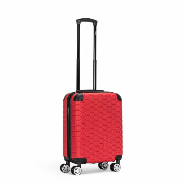 Strong ABS Hardshell Cabin Suitcase 55 x 40 x 20 cm Luggage Suitable for Easyjet, Ryanair
