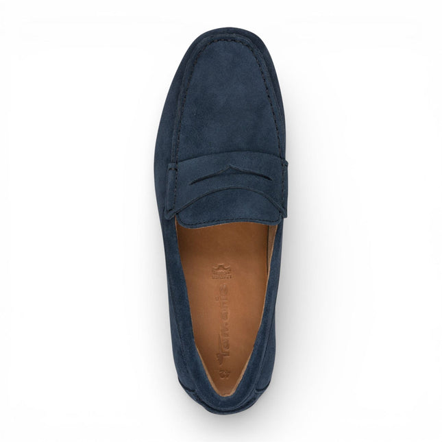 Tamaris Mens Brown Suede Moccasin Loafers Casual Shoes