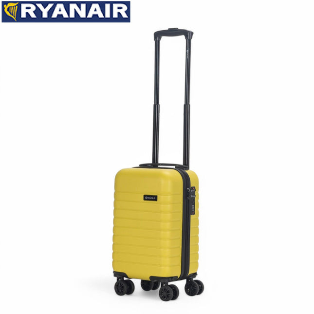 ABS Hardshell Underseat Cabin Suitcase 45 x 25 x 20 cm Luggage Suitable for Rynair