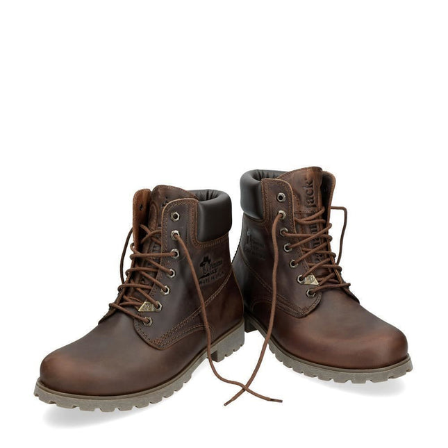 Panama Jack 03 C8 Mens Brown Waterproof Leather Laces Hiking Ankle Boots