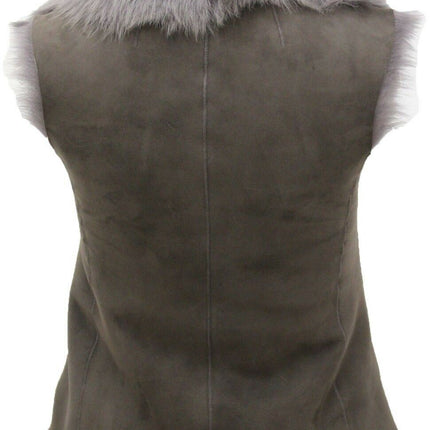 Women's Toscana Sheepskin Short Gilet-Denver