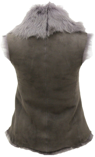 Women's Toscana Sheepskin Short Gilet-Denver