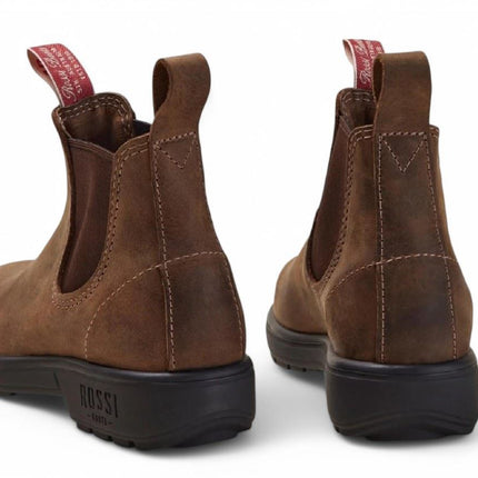 Rossi 303 Endura Tan Brown Leather Chelsea Boots