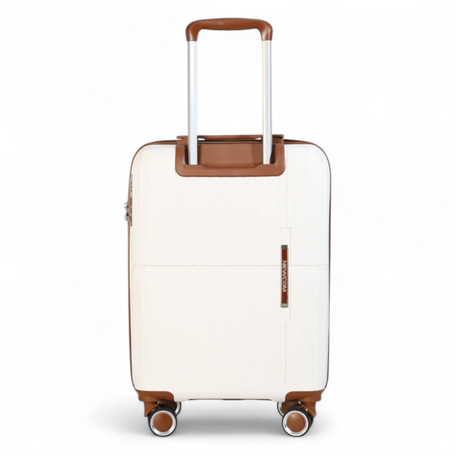 Strong Hard Shell Suitcase Set 8 Wheel Cabin Luggage Holiday Travel Case