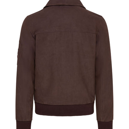 Men's A2 US Airforce Cowhide Aniline Leather Bomber Jacket
