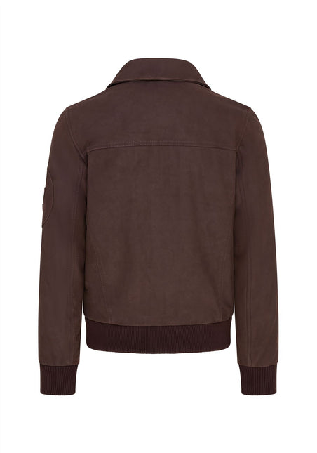 Men's A2 US Airforce Cowhide Aniline Leather Bomber Jacket