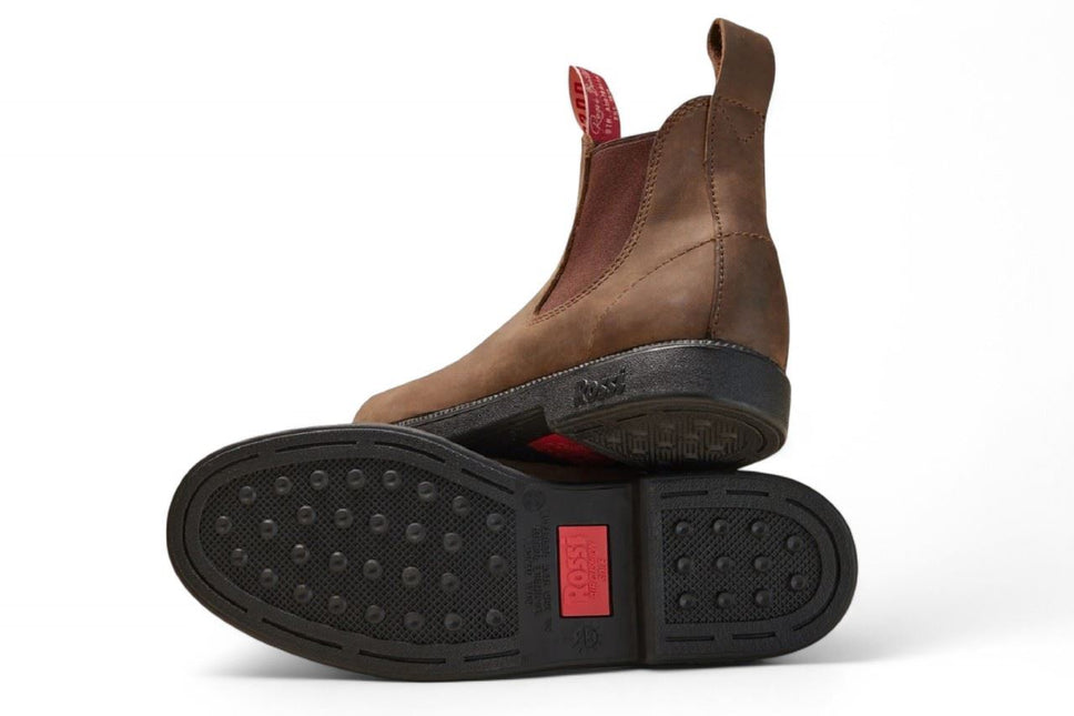 Rossi 607 Booma Rustic Brown Leather Chelsea Boot
