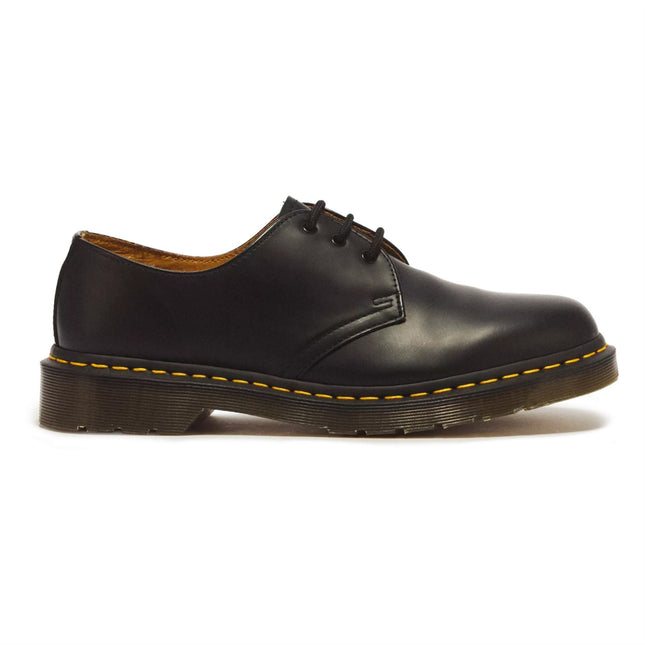 Dr Martens 1461 Black Smooth Leather 3-Eye Oxford Shoes - 11838002