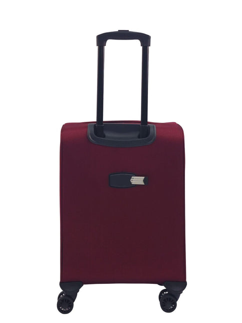 Soft Shell Suitcase Luggage Set Travel Light Carry On Cabin Bag