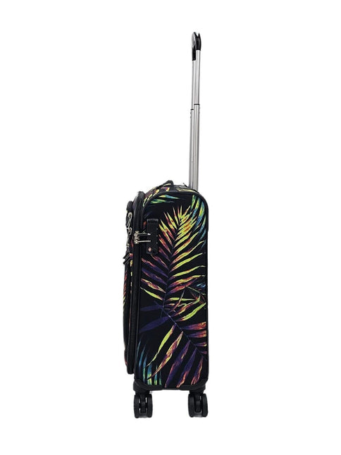 Soft Shell Cabin Suitcase 55 x 37 x 20 cm Lightweight Luggage Suitable for Easyjet, Ryanair