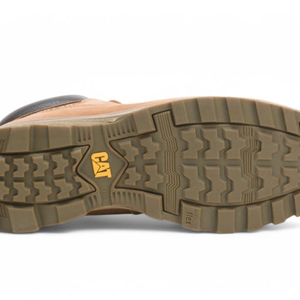 Caterpillar Men's Founder Brown Leather Everyday Ankle Boots
