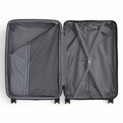 Expandable Hard Shell 8 Wheels Luggage Travel Cabin Bags Suitcase Set