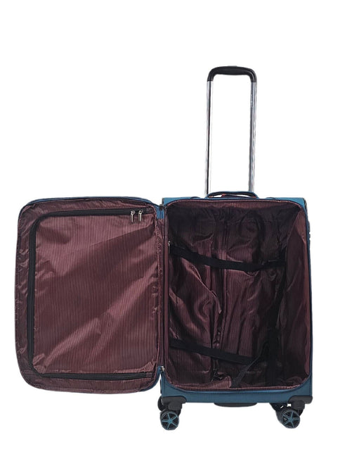Lightweight Soft  Dual 4 Wheel Luggage Suitcases