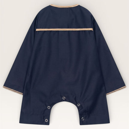 Baby Boys Ramadan Navy Blue Moroccan Thobe Robe Emirati Eid Jubba- B-TT003