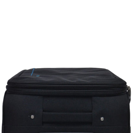Lightweight Soft Casing Cabin Suitcase 8 Wheel Luggage Travel