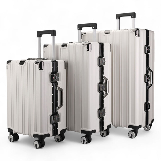 Hardshell Suitcase Set Robust 8 Wheel Cabin Luggage Suitcases