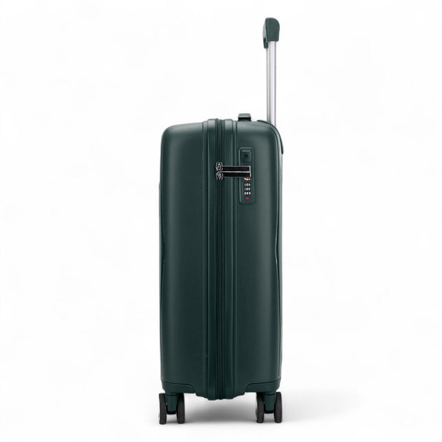 Robust Hard Shell Cabin Suitcase 37.5 x 20.5 x 55 cm TSA Luggage Suitable for Easyjet, Ryanair, Wizzair