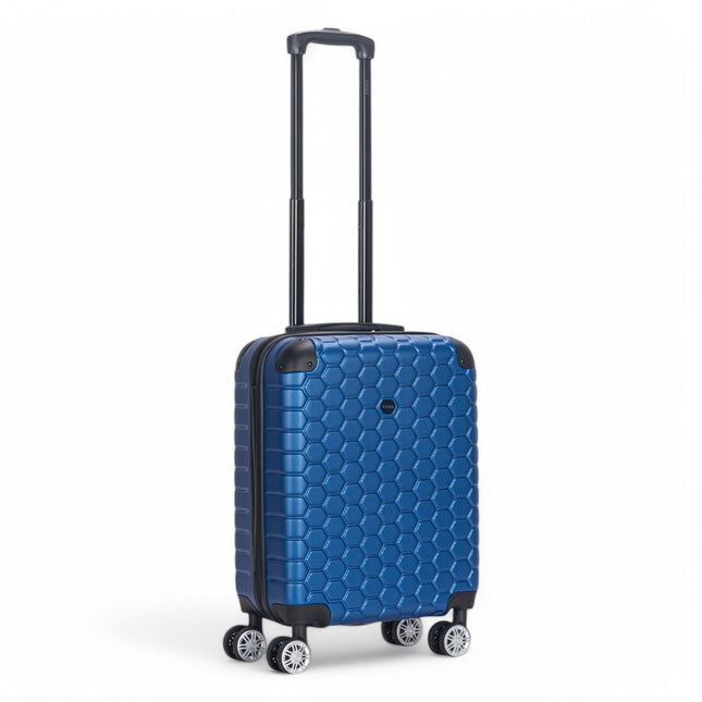 Hard Shell ABS 8 Wheel Luggage Travel Cabin Holiday Bags Suitcase Set