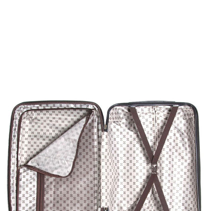 Hard Shell Printed Dual 4 Wheel Luggage Suitcase