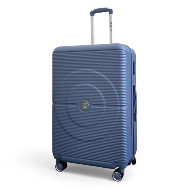 Robust ABS Hard Shell 8 Wheels Luggage Travel Holiday Cabin Suitcase Set