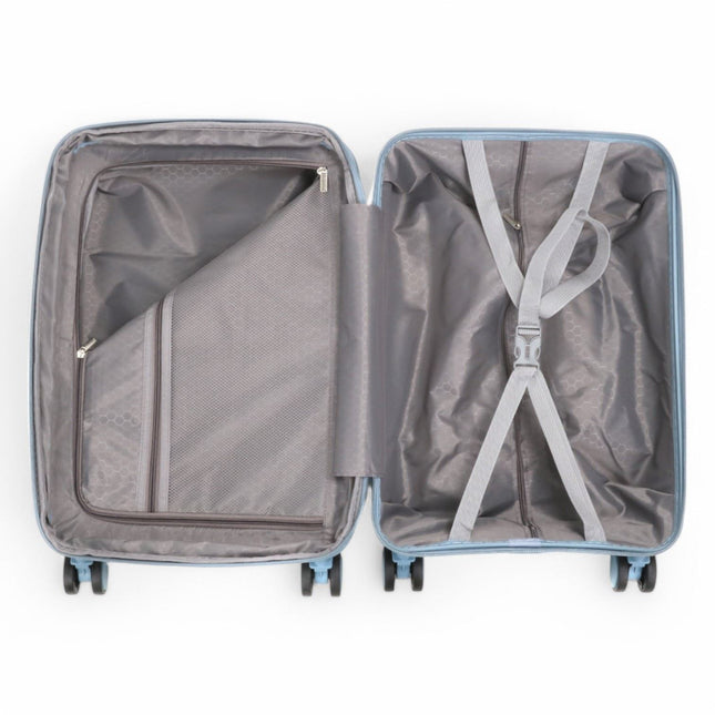 Expandable Hard Shell 8 Wheels Luggage Travel Cabin Suitcase Set
