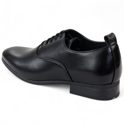 Men’s Black Classic Lace Up Oxford Derby Shoes