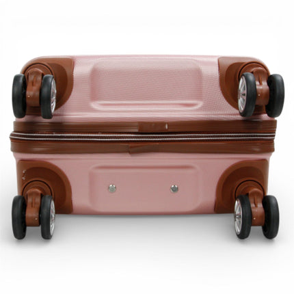 Expandable Hard Shell ABS Suitcase Set 8 Wheel Robust Travel Case Holiday Luggage