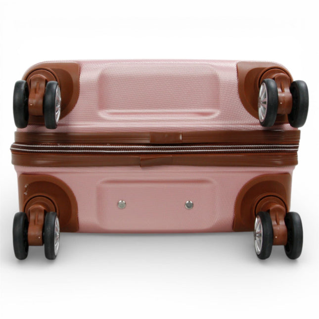 Expandable Hard Shell ABS Suitcase Set 8 Wheel Robust Travel Case Holiday Luggage