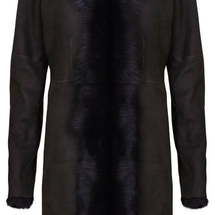 Womens Toscana Sheepskin Suede Trench Coat-Tbilisi